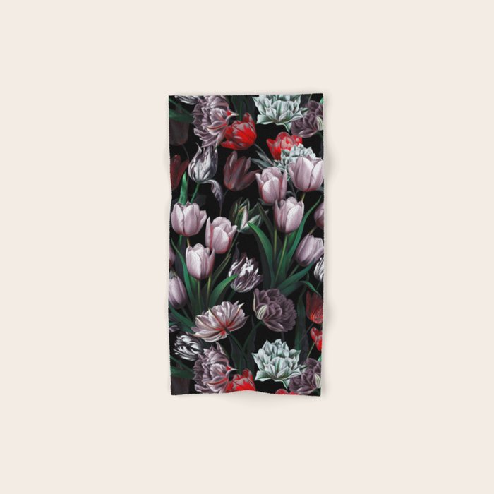 Magic Tulips Pattern VI Bath Towel Gallery Image 1