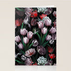 Magic Tulips Pattern VI Stationery Card Gallery Image 2