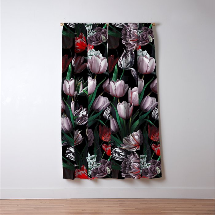 Magic Tulips Pattern VI Window Curtain Gallery Image 3
