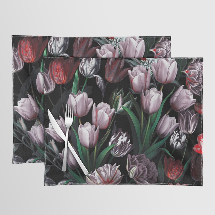 Magic Tulips Pattern VI Placemat Gallery Image 1