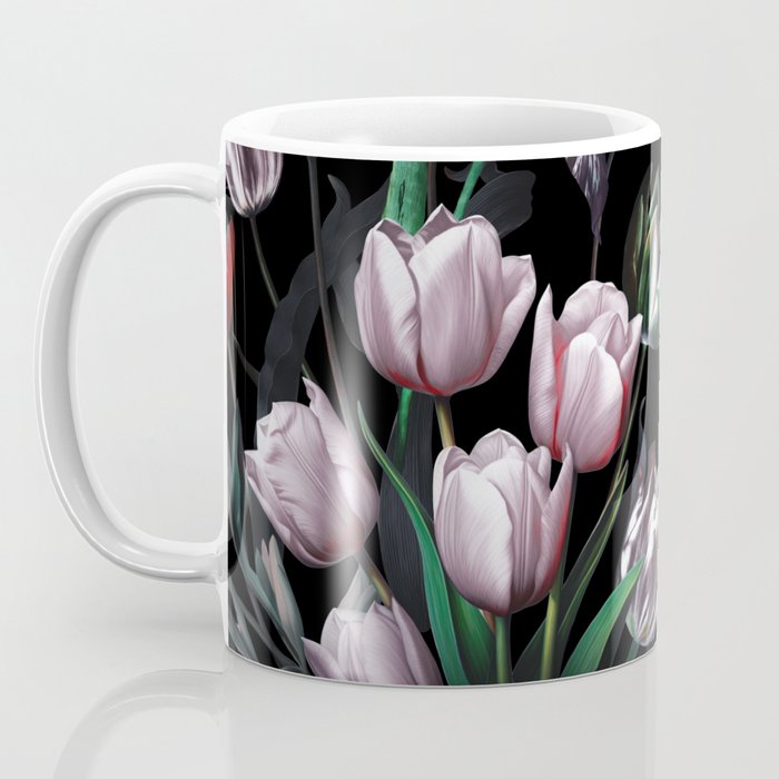 Magic Tulips Pattern VI Coffee Mug Gallery Image 3