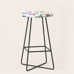 Colorful Butterflies  Stool Gallery Image 1