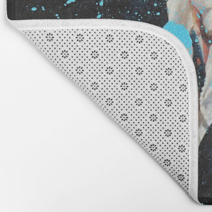 Brutalized Portrait of a Gentleman 1 Bath Mat Gallery Image 2