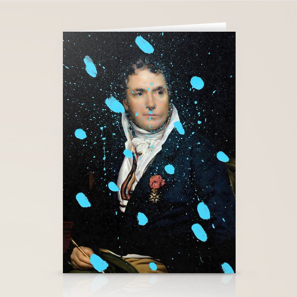 Brutalized Portrait Of A Gentleman 1 Stationery Card Gallery Image 2