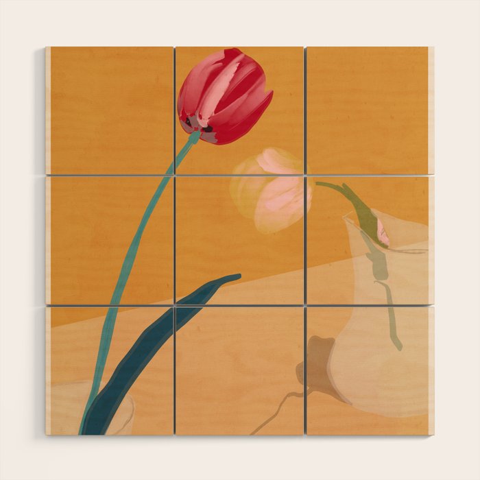 Flowers 28 Wood Wall Art Gallery Image 1
