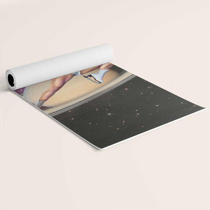 Saturn Queen // Skating in Space Yoga Mat Gallery Image 2
