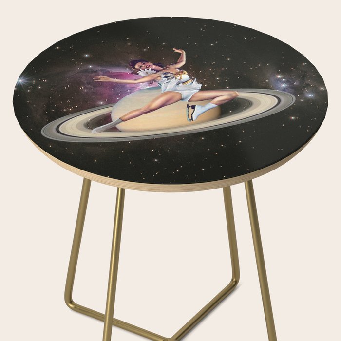 Saturn Queen // Skating in Space Side Table Gallery Image 2