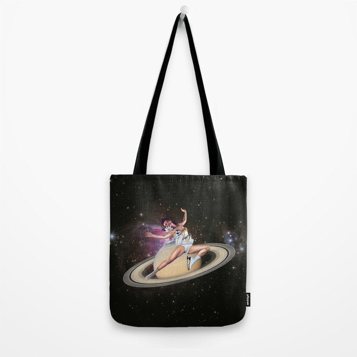 Saturn Queen // Skating in Space Tote Bag Gallery Image 2