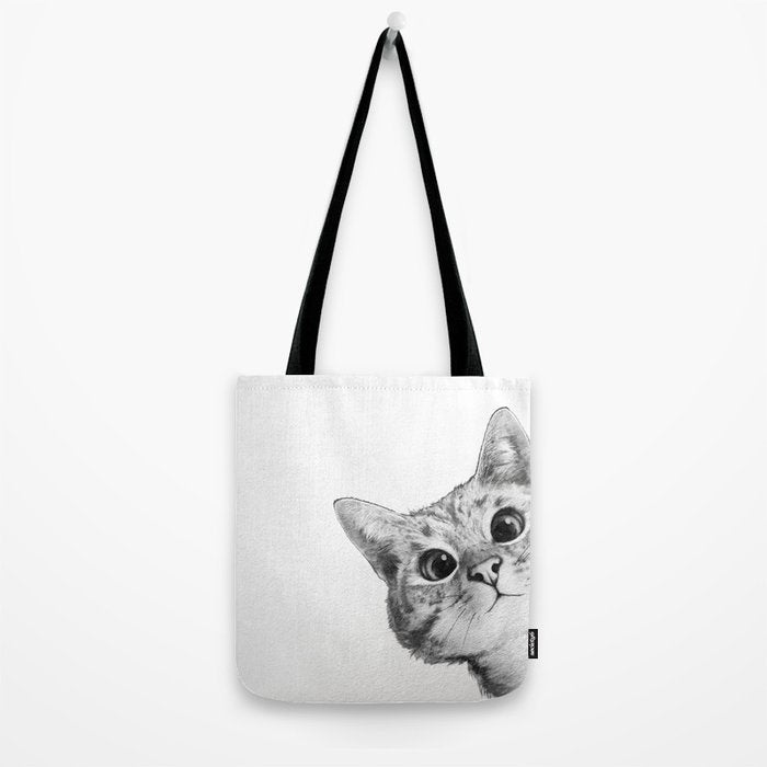 sneaky cat Tote Bag Gallery Image 2