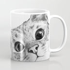 sneaky cat Coffee Mug Gallery Image 1