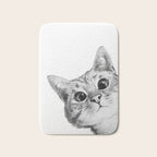 sneaky cat Bath Mat Gallery Image 1