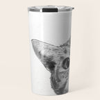 sneaky cat Travel Mug Gallery Image 1