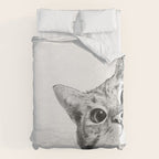 sneaky cat Duvet Cover Gallery Image 6