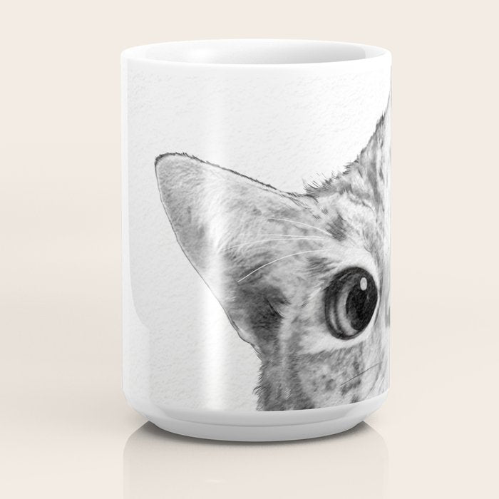 sneaky cat Coffee Mug Gallery Image 4