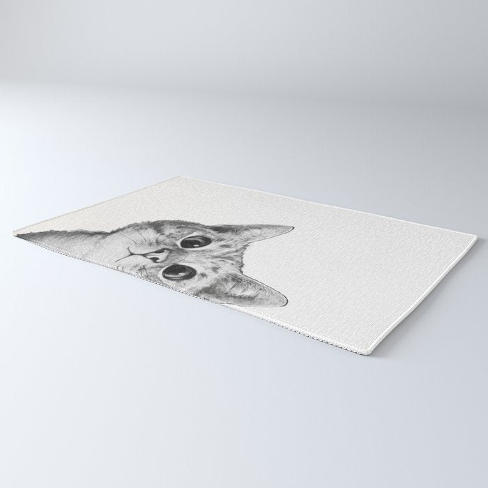 sneaky cat Rug Gallery Image 3