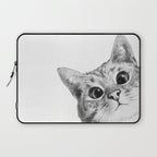 sneaky cat Laptop Sleeve Gallery Image 1