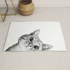 sneaky cat Rug Gallery Image 1