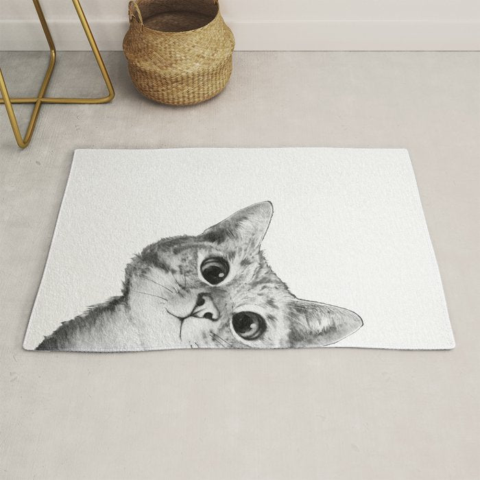 sneaky cat Rug Gallery Image 1