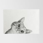 sneaky cat Rug Gallery Image 2