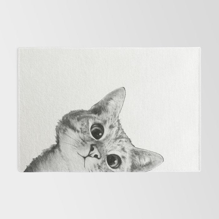 sneaky cat Rug Gallery Image 2