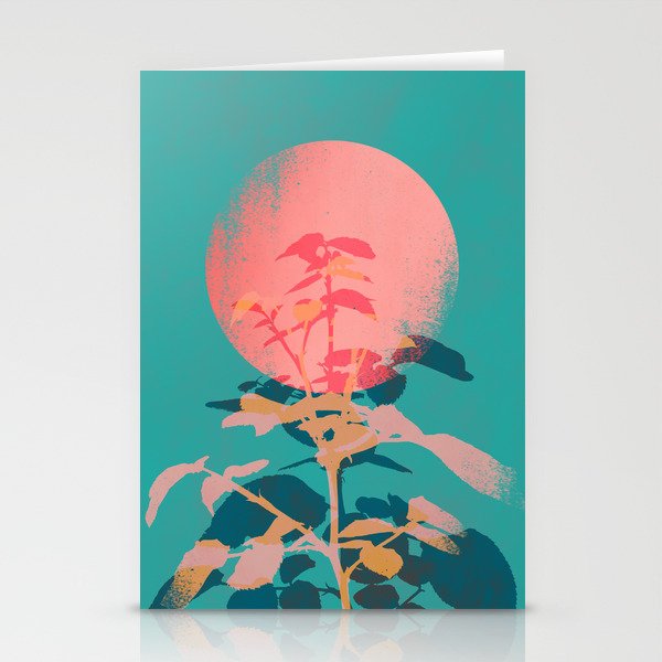 Flower noir Stationery Card Gallery Image 2