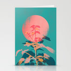 Flower noir Stationery Card Gallery Image 2