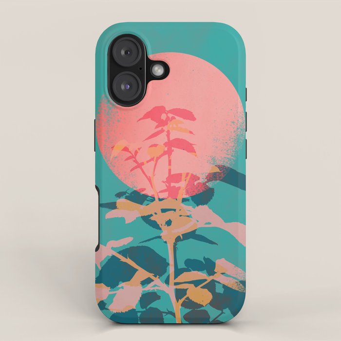Flower noir iPhone Case Gallery Image 1