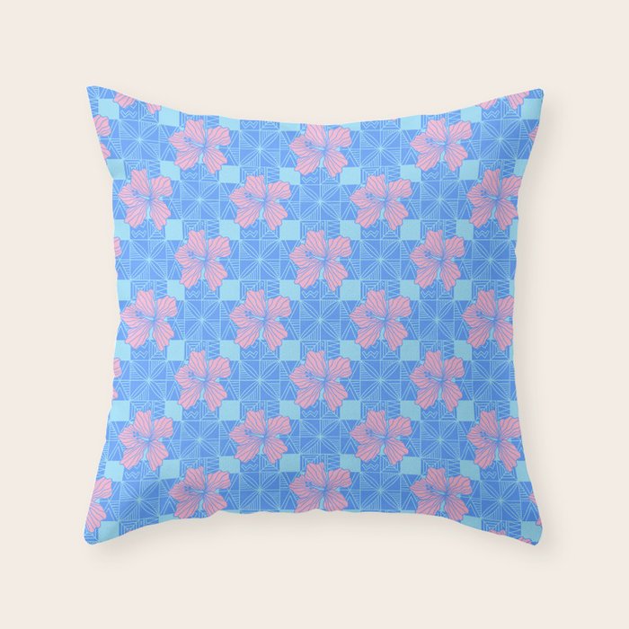 Alofau Throw Pillow Gallery Image 1