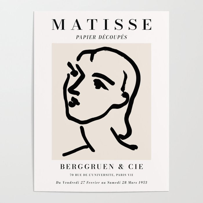 Henri Matisse Woman Sketch Poster Gallery Image 4