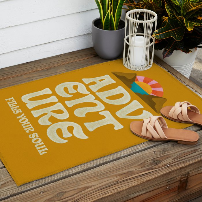 Adventure Fills Your Soul Outdoor Rug Gallery Image 2