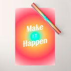 Make It Happen Gradient Wrapping Paper Gallery Image 1