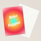 Make It Happen Gradient Stationery Card Gallery Image 2
