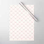 Bows & Ribbons Pattern I Pastel Pink Wrapping Paper Gallery Image 1