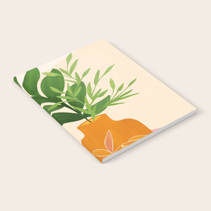 Greenery and Sunlight Botanical Still Life Notebook Gallery Image 1