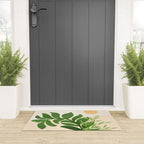 Greenery and Sunlight Botanical Still Life Welcome Mat Gallery Image 3