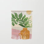 Greenery and Sunlight Botanical Still Life Wall Hanging Gallery Image 1