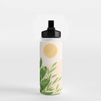 Greenery and Sunlight Botanical Still Life Water Bottle Gallery Image 2