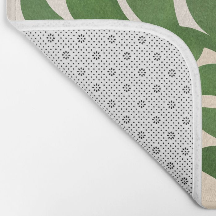 Greenery and Sunlight Botanical Still Life Bath Mat Gallery Image 2