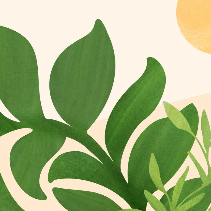 Greenery and Sunlight Botanical Still Life Coffee Mug Gallery Image 2