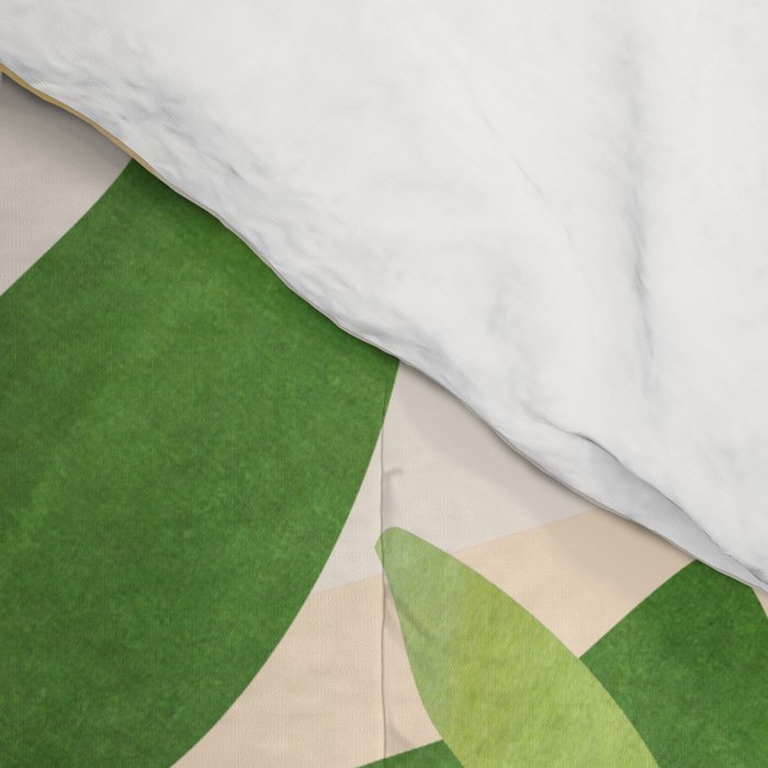 Greenery and Sunlight Botanical Still Life Comforter Gallery Image 4