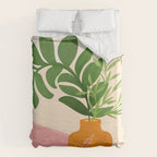 Greenery and Sunlight Botanical Still Life Duvet Cover Gallery Image 6