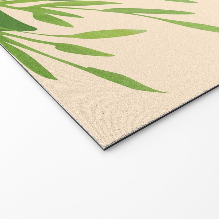 Greenery and Sunlight Botanical Still Life Welcome Mat Gallery Image 2
