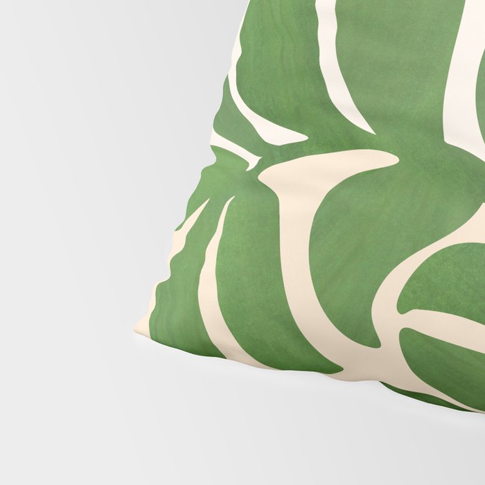 Greenery and Sunlight Botanical Still Life Pillow Sham Gallery Image 4