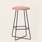Coral Mandala Pattern Stool Gallery Image 1