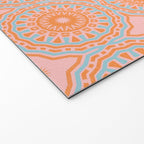 Coral Mandala Pattern Welcome Mat Gallery Image 2