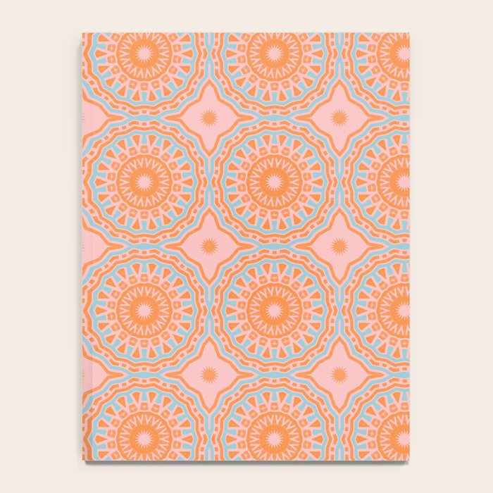 Coral Mandala Pattern Notebook Gallery Image 4