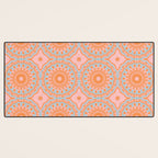 Coral Mandala Pattern Desk Mat Gallery Image 3