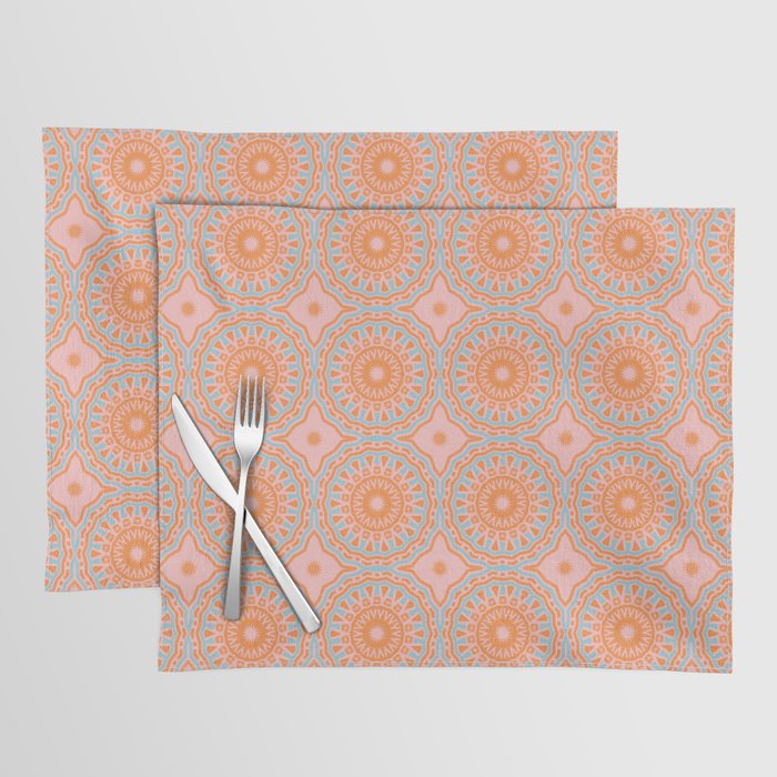 Coral Mandala Pattern Placemat Gallery Image 1