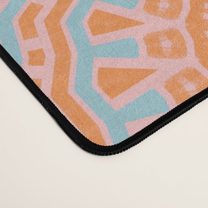 Coral Mandala Pattern Desk Mat Gallery Image 4