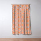 Coral Mandala Pattern Window Curtain Gallery Image 3